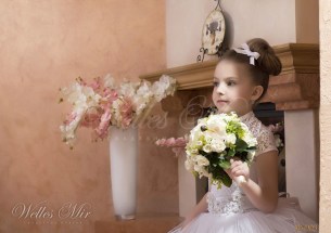 Свадебное детское платье-4